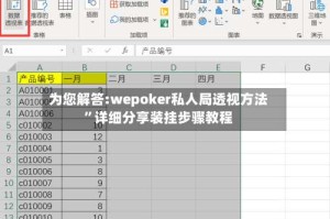 为您解答:wepoker私人局透视方法”详细分享装挂步骤教程