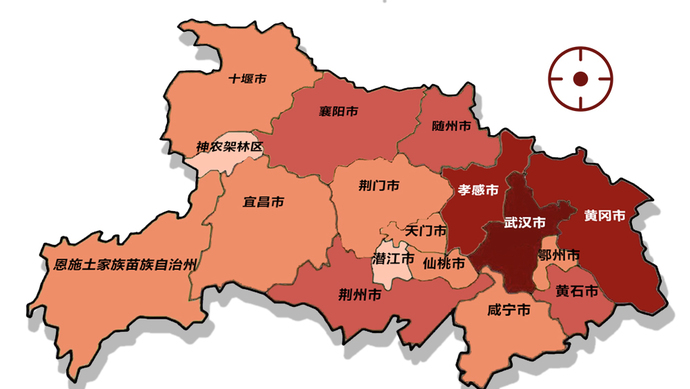 湖北各地区疫情图表/湖北各地疫情数据表-第1张图片